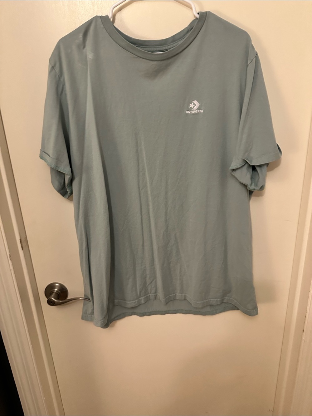 Converse Women’s Sage Green Logo Short Sleeve Tee